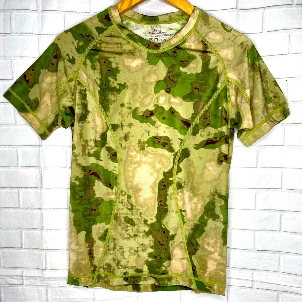 Camouflage Paintball Short Sleeved Shirt Small